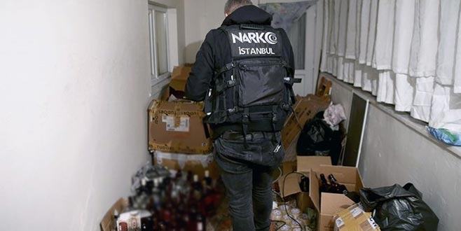Yılbaşı öncesi dev sahte içki operasyonu