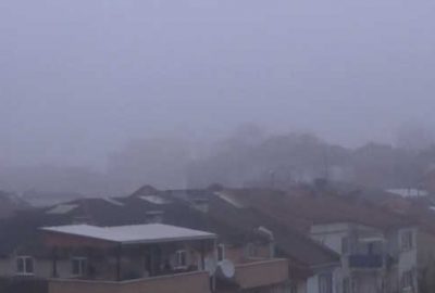 İnegöl’ü sis kapladı