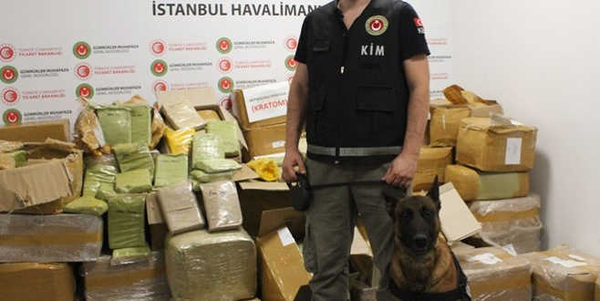 İstanbul Havalimanı’nda 1,7 ton uyuşturucu ele geçirildi