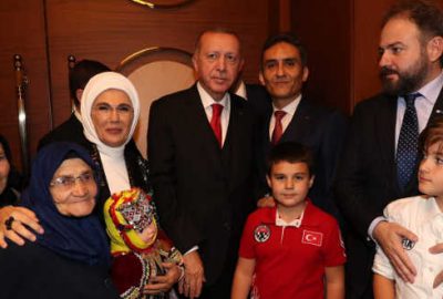 Bursalı Şahizar teyzeyi Cumhurbaşkanı misafir etti