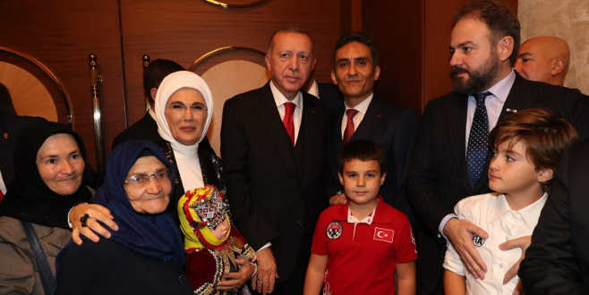 Bursalı Şahizar teyzeyi Cumhurbaşkanı misafir etti