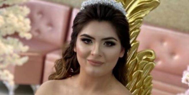 Göğüs dekolteli nikah elbisesiyle tepki çeken Hanife’den açıklama!