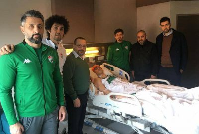 Genç Kadir’e moral verdiler