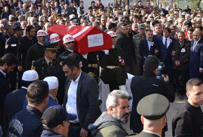 Şehitlerimizi uğurladık