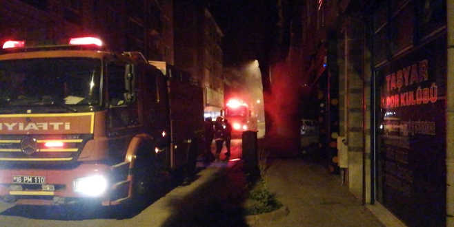 İşyeri küle döndü