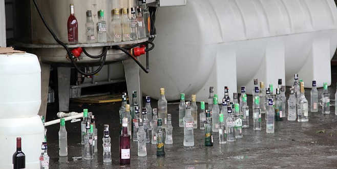 6 ton sahte rakı ele geçirildi