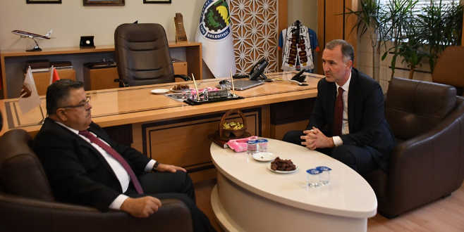 Selim Yağcı Başkan Taban’ı Ziyaret Etti