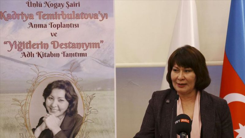 TÜRKSOY Genel Sekreteri Düsen Kaseinov, "Kadriye'nin şiirlerinde sonsuz bozkırlardan Nogay