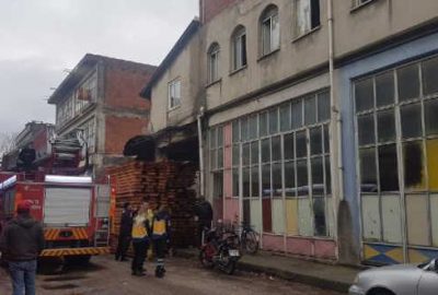 Bursa’da mobilya atölyesinde dehşet