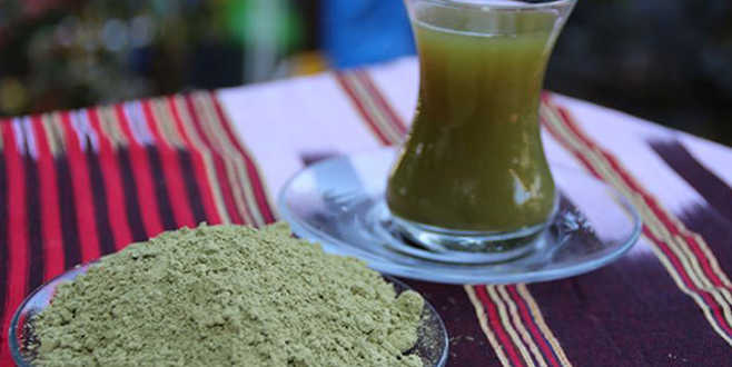 Yeşil çay pudrasında 1 ton için imza atıldı