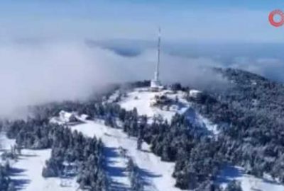 Uludağ’da kar kalınlığı 30 santimetreye ulaştı