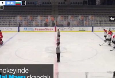 Buz hokeyinde İstiklal Marşı skandalı