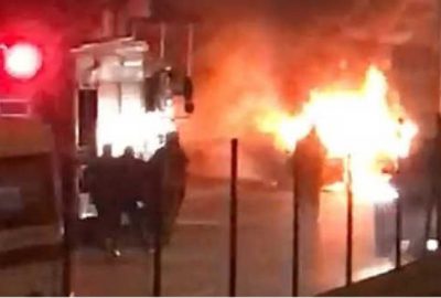 Alev topuna döndü! Canlarını zor kurtardılar