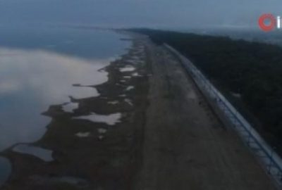 Bursa’da tedirgin eden görüntü! Metrelerce çekildi…