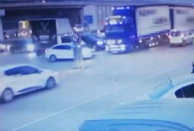 Bursa’da korkunç kaza kamerada