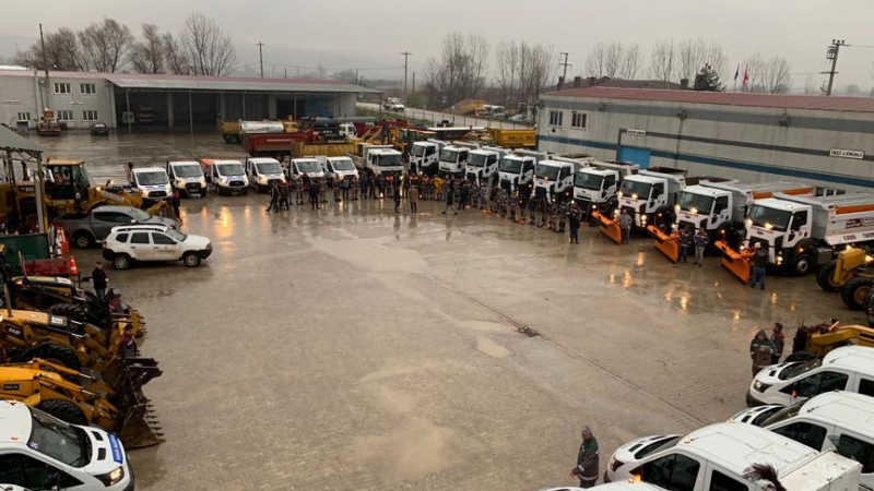 İnegöl Belediyesi kışa hazır