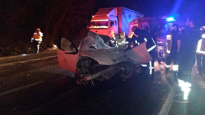 Bursa’da korkunç kaza! Hurda yığınına dönen araçta can verdi