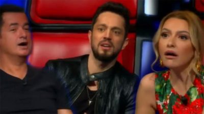 O Ses Türkiye çekimlerinde güldüren anlar! Stüdyoya giren kedi Hadise’yi seçti