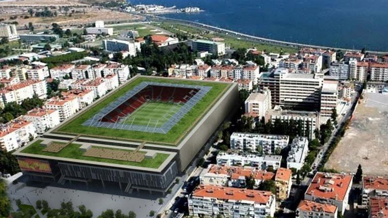 Türkiye’de ilk olmaya hazırlanıyor! Burayı tanıdınız mı? Süper Lig ekiplerinden Göztepe'de yeni stadyum heyecanı yaşanıyor.