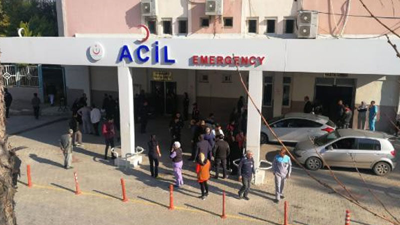 Mersin'in Tarsus ilçesinde hastanede kazan dairesinde oksijen tüpünün patlaması sonucu