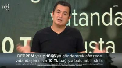 Acun Ilıcalı’dan duygulandıran konuşma! Yardım programını Atatürk’ün sözüyle bitirdi