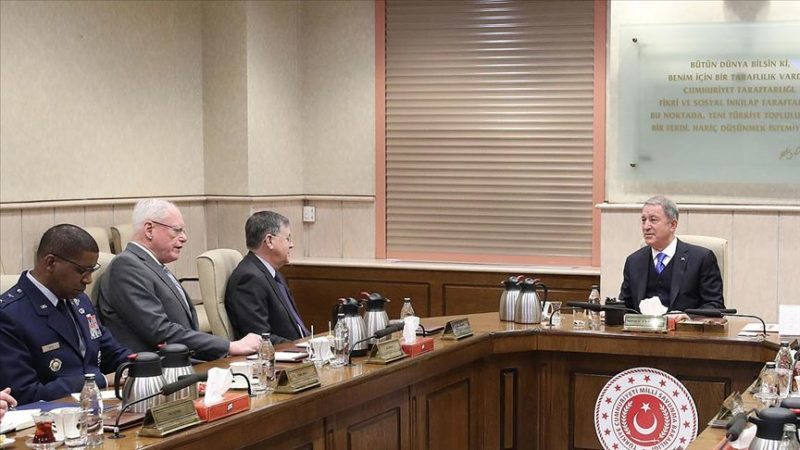 Milli Savunma Bakanı Hulusi Akar'ın ABD Ankara Büyükelçisi David Satterfield'i