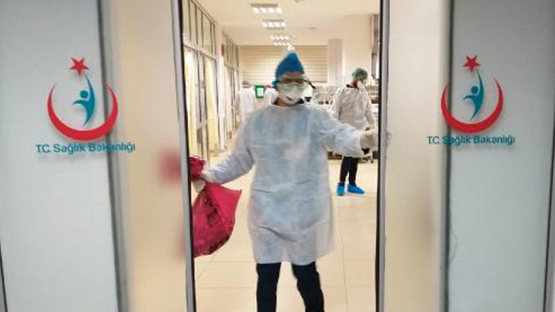 Aksaray'da 9'u Çinli işçi 3'ü Türk 12 kişi koronavirüs şüphesiyle