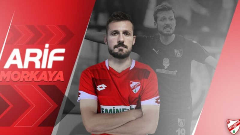 Arif Morkaya Bolu’da TFF 1. Lig ekiplerinden Boluspor, Fatih Karagümrük takımında forma giyen