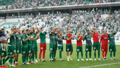 Bursaspor evinde kral