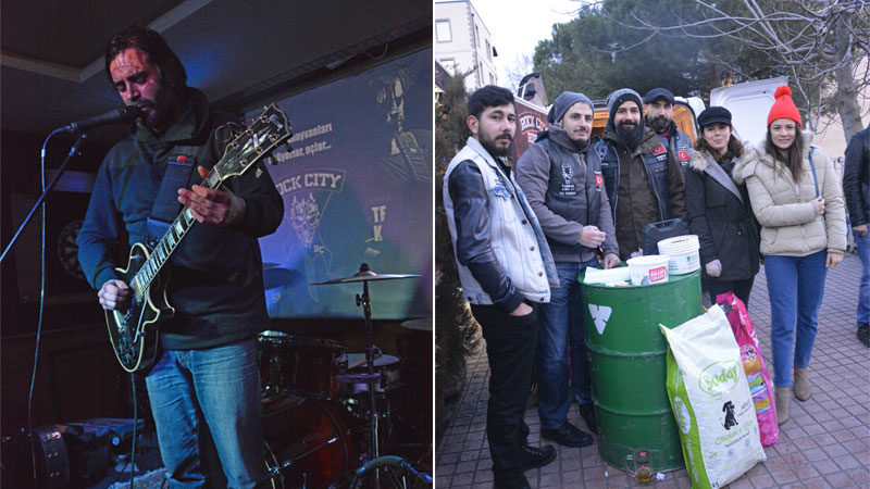 Bursa'da hayvanseverlerin bir araya gelerek oluşturduğu motosiklet kulübü, sokak hayvanları