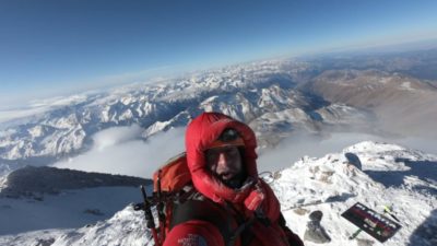 Bursalı dağcı… -45 derecede 5612 metreye çıktı!