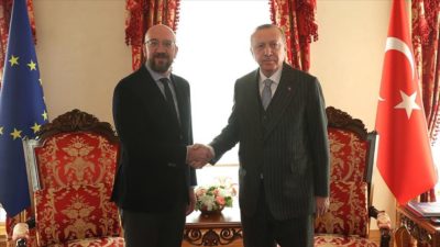 Cumhurbaşkanı Erdoğan AB Konseyi Başkanı’nı kabul etti