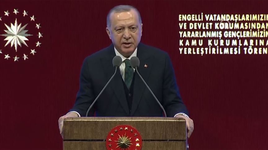 Erdoğan açıkladı: 2020 erişilebilirlik yılı olacak
