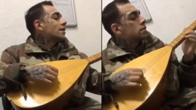 Ezhel’in askerde türkü söylediği görüntüler ortaya çıktı