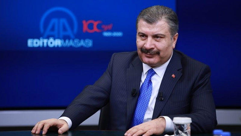 Sağlık Bakanı Fahrettin Koca, "Grip vakalarında bu yıl geçen yıla