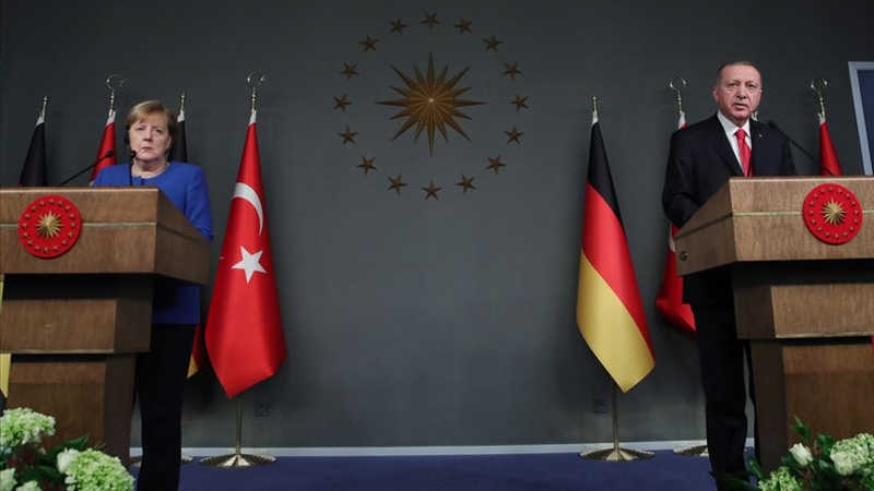 Cumhurbaşkanı Erdoğan ve Merkel’den ortak açıklama