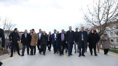 Bursa’nın ilk beton yolu törenle açıldı