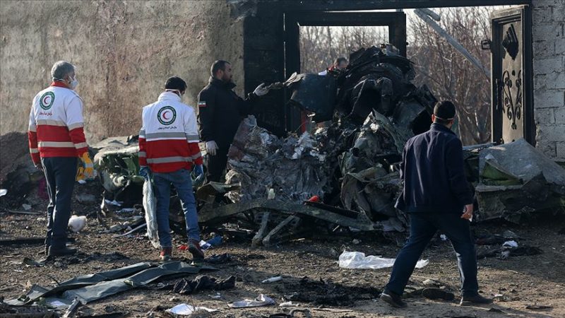 İran Sivil Havacılık Kurumu, 8 Ocak'ta başkent Tahran üzerinde düşürülen