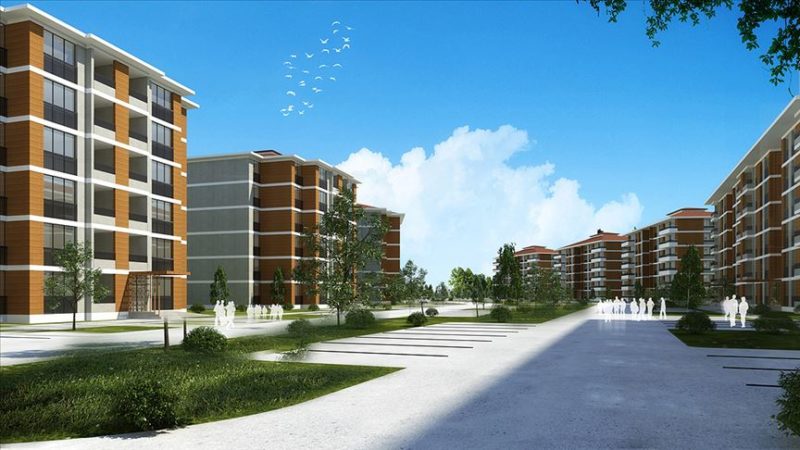 TOKİ tarafından yürütülen "Her Yıl 100 Bin Yeni Sosyal Konut