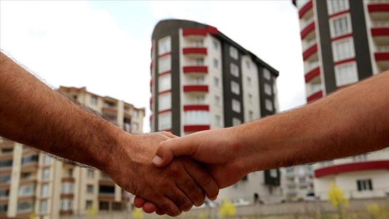 Türkiye genelinde geçen yıl satılan konut sayısı bir önceki yıla