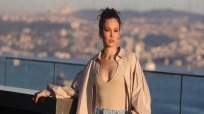 Melisa Şenolsun kıyafetiyle sosyal medyayı salladı