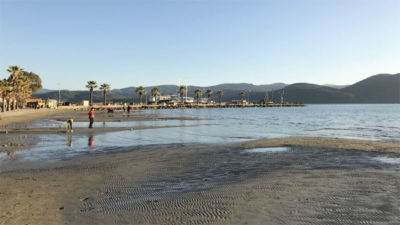 Tedirgin eden görüntü! Deniz suyu 50 metre çekildi…