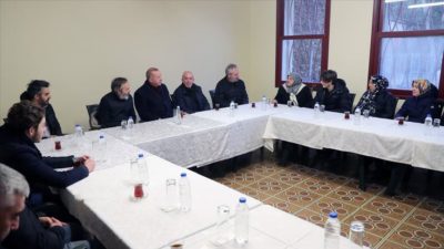 Erdoğan’dan Olçok ailesine taziye ziyareti