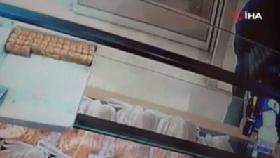 Fırındaki hırsızlık kamerada