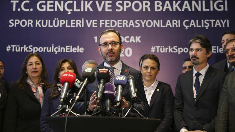 Derdimiz sporumuzun yarınları Spor Kulüpleri ve Federasyonları Çalıştayı'nın beklenilenin ötesinde verimle sonuçlanacağına inandığını