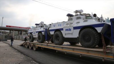 Suriye sınırına askeri sevkiyat