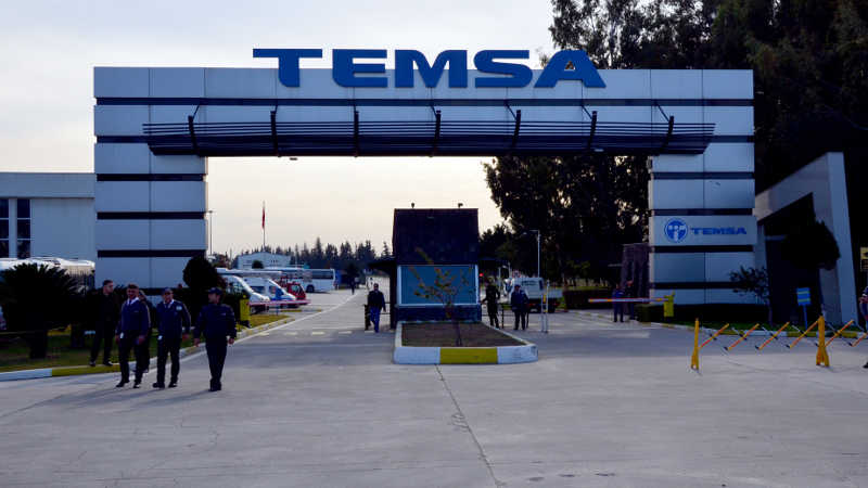 Temsa işçilerinden eylem