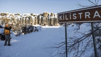 Kilistra Antik Kenti kışın fotoğraf tutkunlarını cezbediyor
