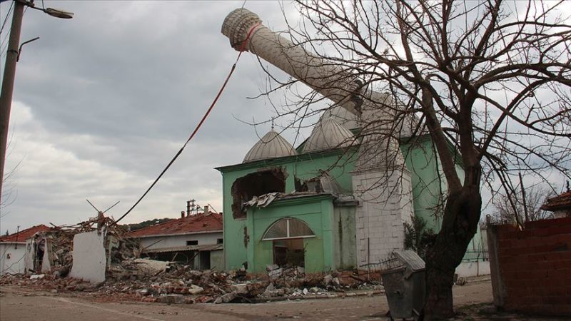 Manisa'nın Akhisar ilçesinde 22 Ocak'ta meydana gelen 5,4 büyüklüğündeki depremde