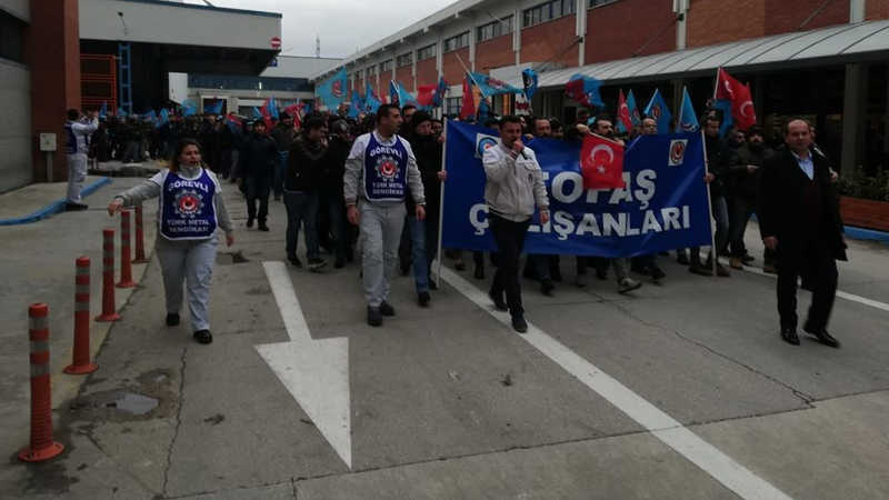 Otomotivde iş bırakma eylemi